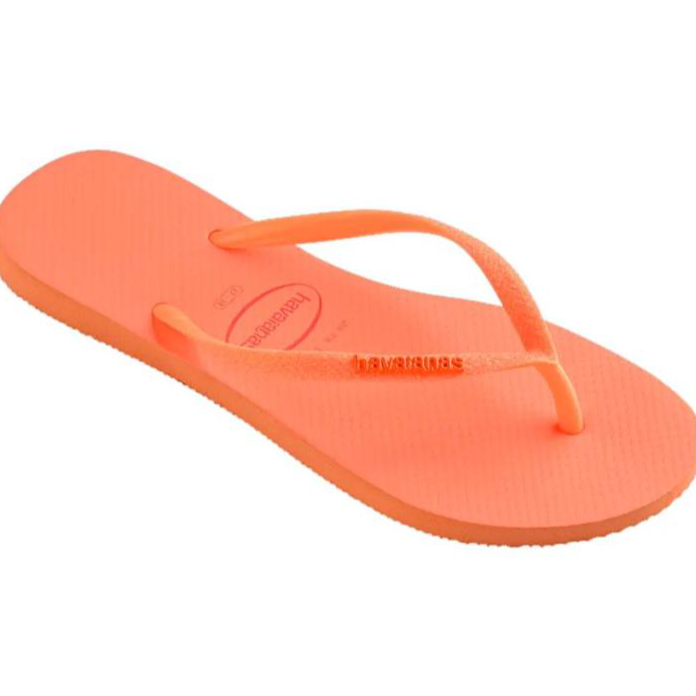 Havaianas Slim Glitter Neon Coral