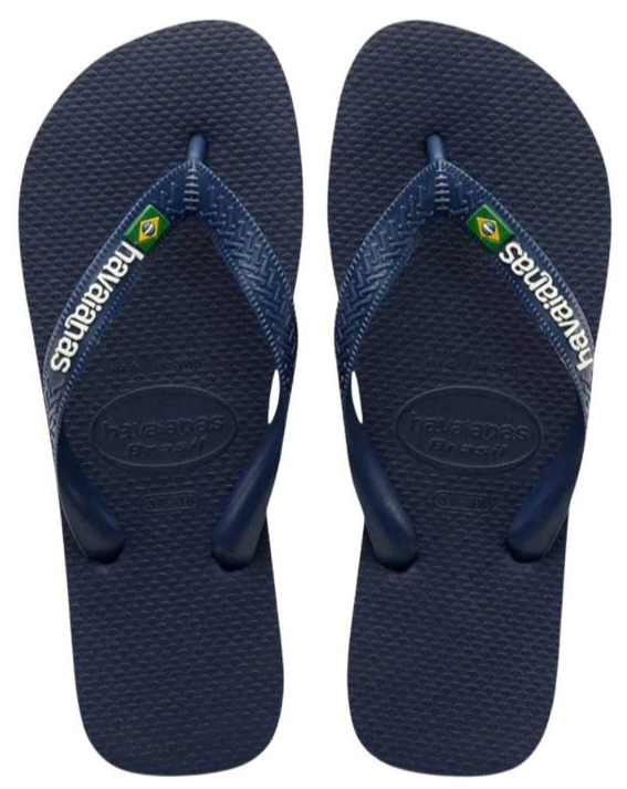 Havaianas Brasil Logo Navy