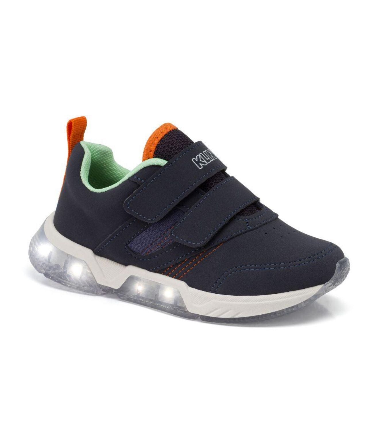Klin Light Children's Sneakers - NAVY/ORANGE
