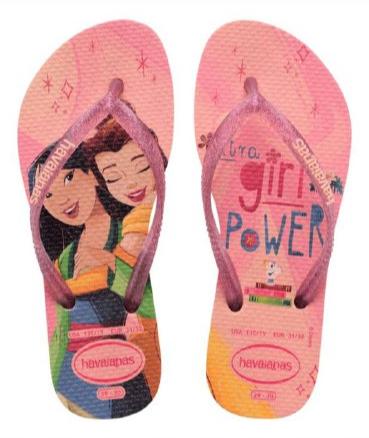 Havaianas Kids Slim Princess Girl Power Pink