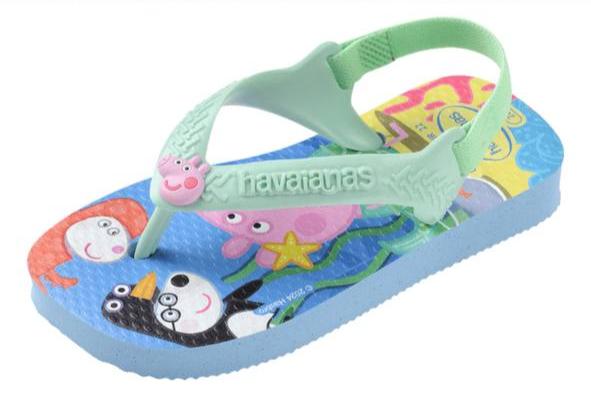 Havaianas Azul Lavender Peppa Pig