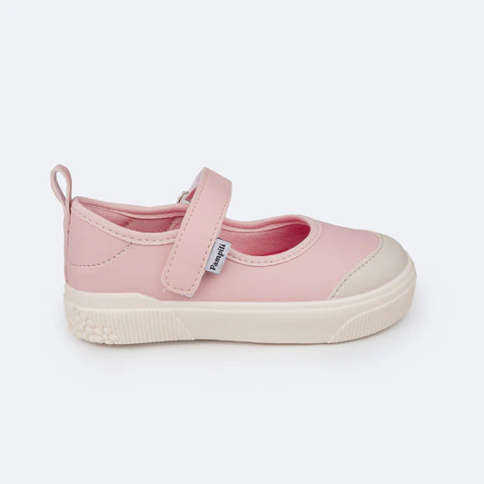 Pampili Yumi Mary Jane Pink Powder Pink Children's