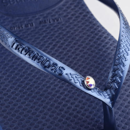 Havaianas Slim Crystal Swarovski Navy