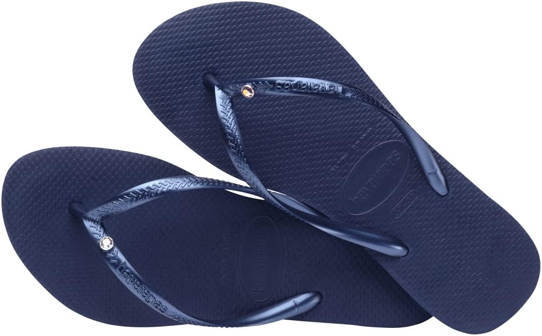 Havaianas Slim Crystal Swarovski Navy