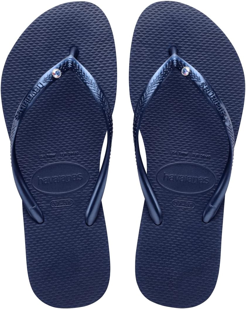 Havaianas Slim Crystal Swarovski Navy