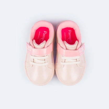 Pampili Yumi Butterfly Nude Girls' Sneakers