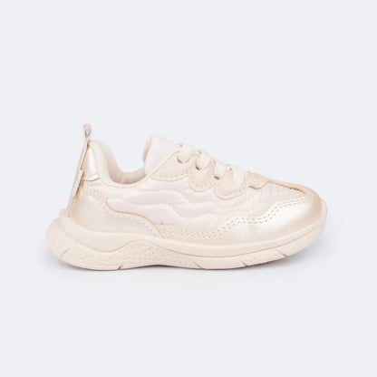 Mini Soft Pearly Nude Girls' Sneakers