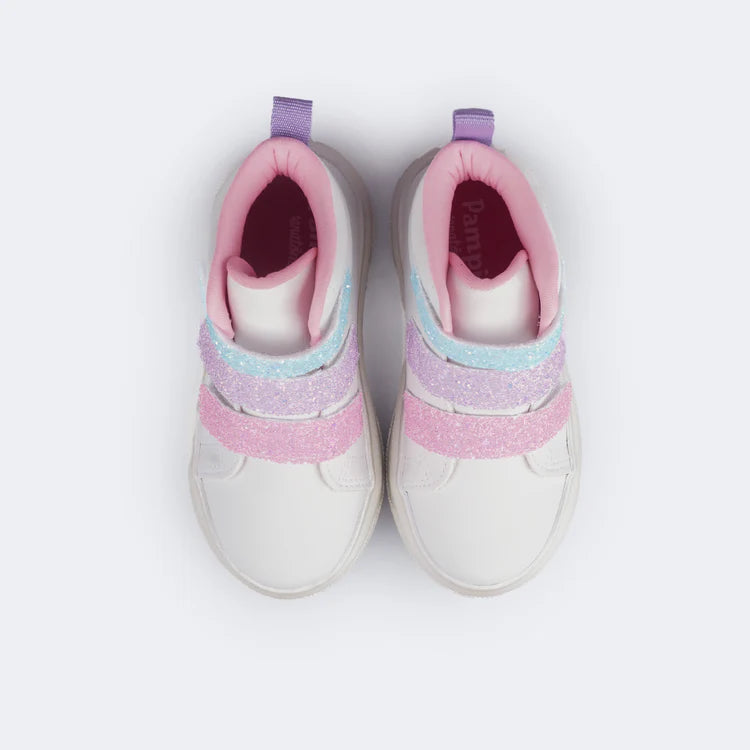 XP24 Colorful Glitter Heart Girls' Sneakers
