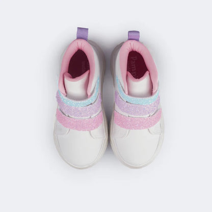 XP24 Colorful Glitter Heart Girls' Sneakers