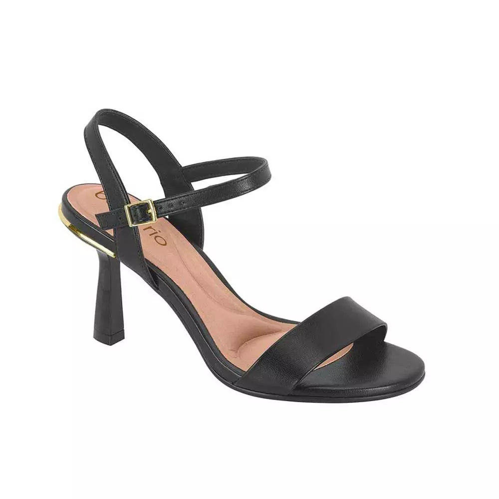 Beira Rio black Sandals