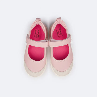 Pampili Yumi Mary Jane Pink Powder Pink Children's