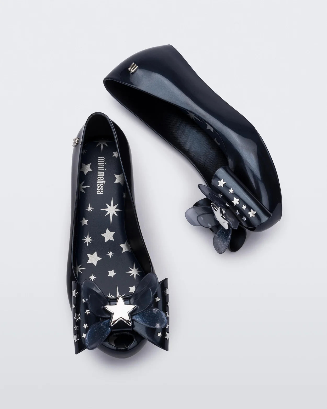 Mini Melissa UltraGirl Star Navy Ballerina