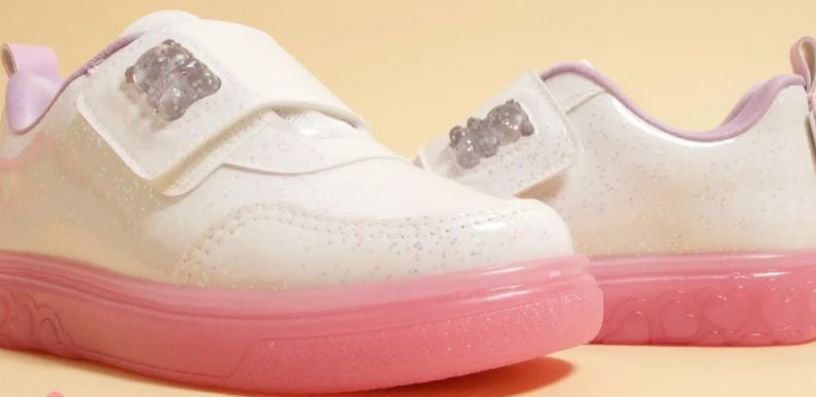 Pampili Bear Led White Sneakers