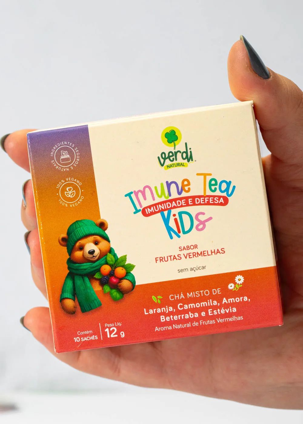 Natural Immune Tea Kids with Red Fruits