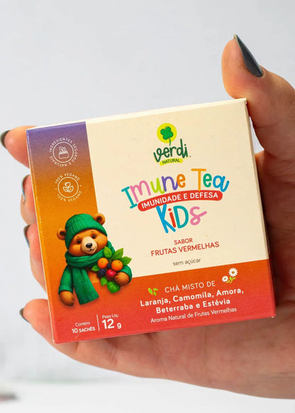 Natural Immune Tea Kids with Red Fruits