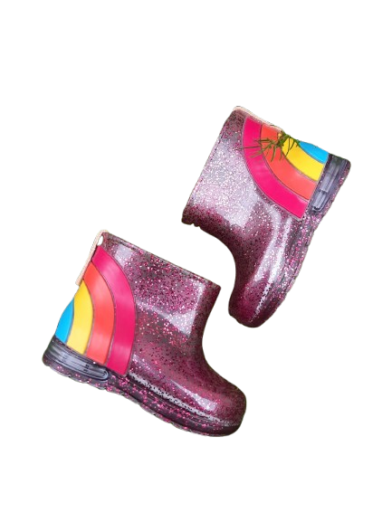 Woog Boot Rainbow Purple Short