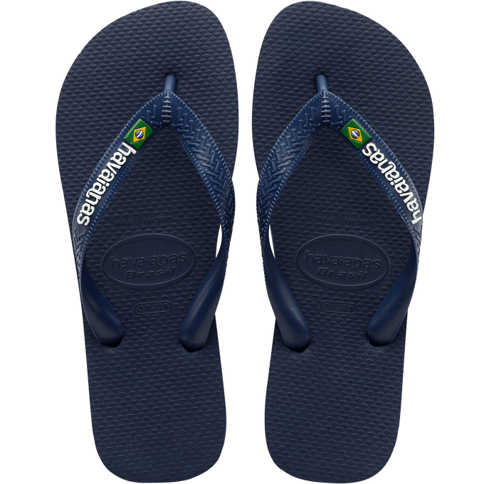 Havaianas Brasil Logo Navy
