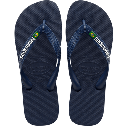 Havaianas Brasil Logo Navy