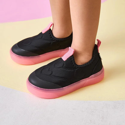 Pampili Yumi Heart Black/Pink Sneakers