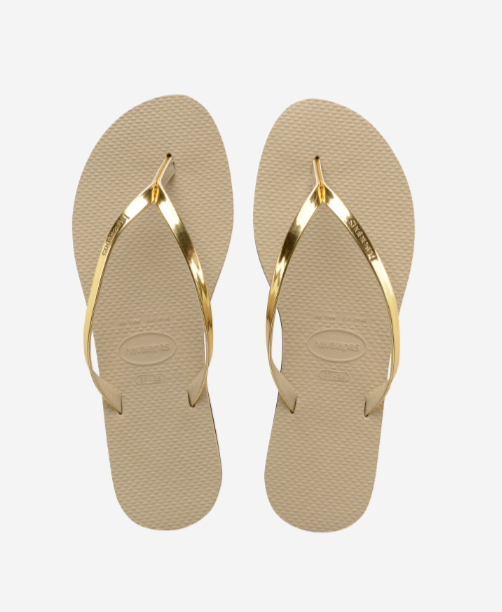 Havaianas You Metallic Gold