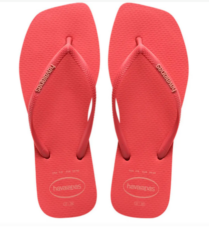Havaianas Slim Square Logo Pop-Up Pink