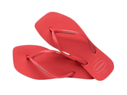 Havaianas Slim Square Logo Pop-Up Pink