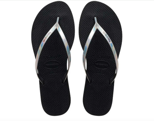 Havaianas Metallic Black