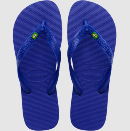 Havaianas Brasil Logo Blue