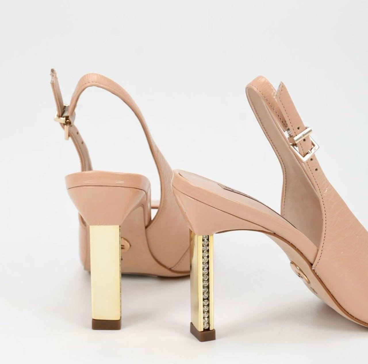 Women's Open Toe Leather Mini Snake Shoes in Pink