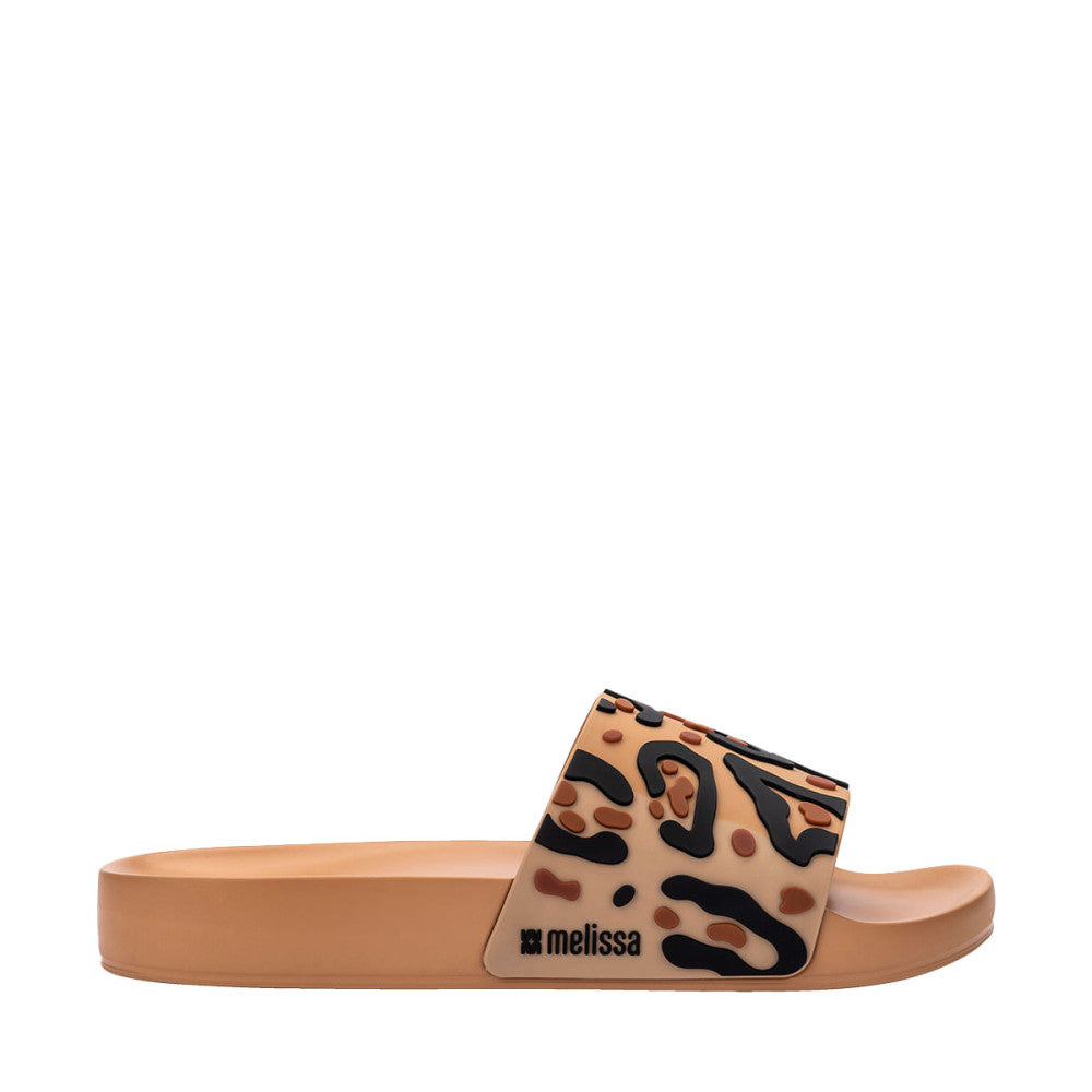 MELISSAS ANIMAL PRINT SLIDE beige/back