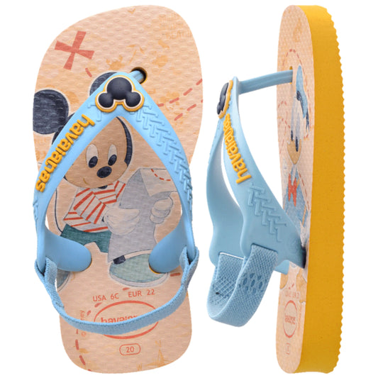 Havaianas Baby Disney Classics Flip Flops - Pop Yellow