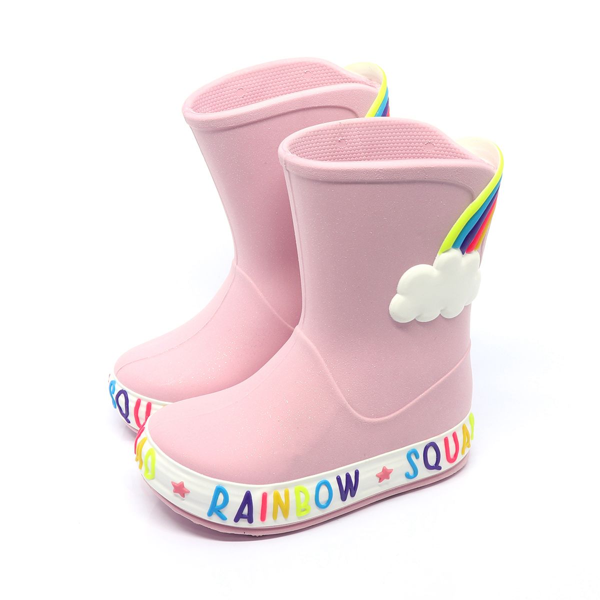 Plugt Rainbow Pink Boots