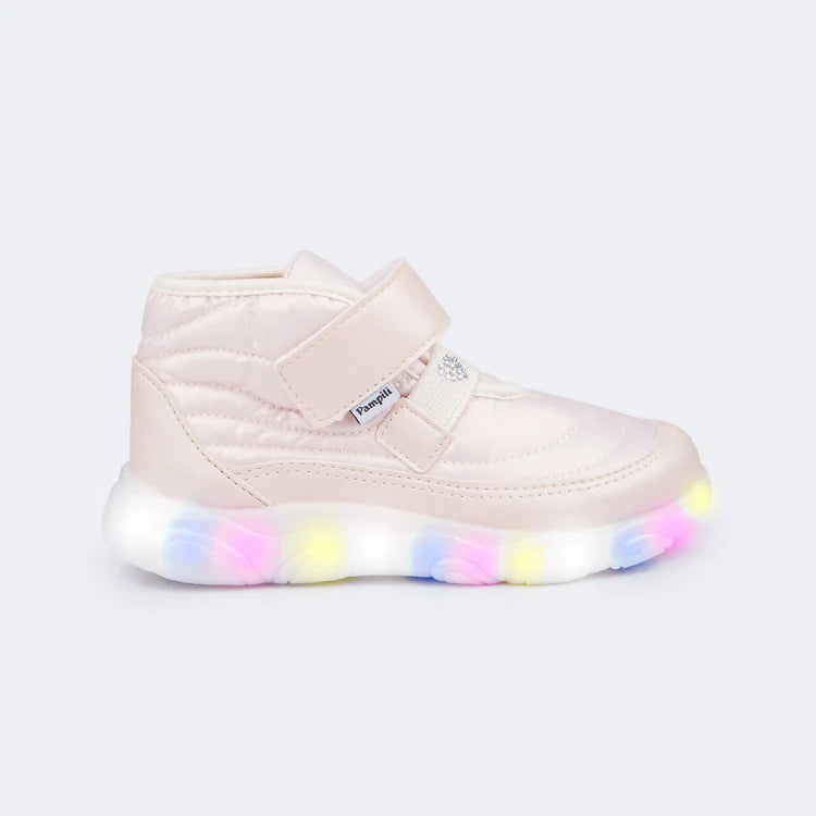 pampili Liz Luz LED Nude Sneakers