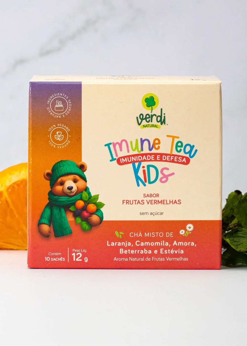 Natural Immune Tea Kids with Red Fruits