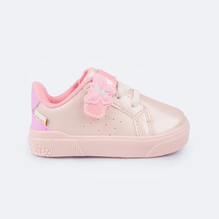 Pampili Yumi Butterfly Nude Girls' Sneakers