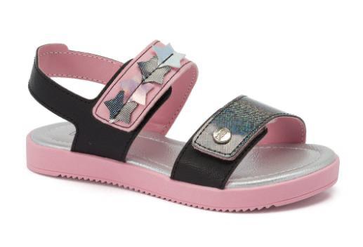 klin girl sandal  black/pink