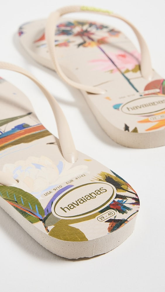 Havaianas Slim Summer Bliss Flip Flops