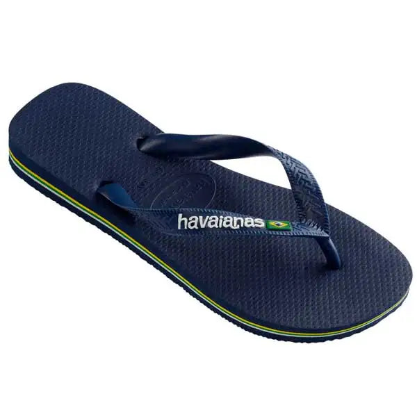 Havaianas Brasil Logo Navy
