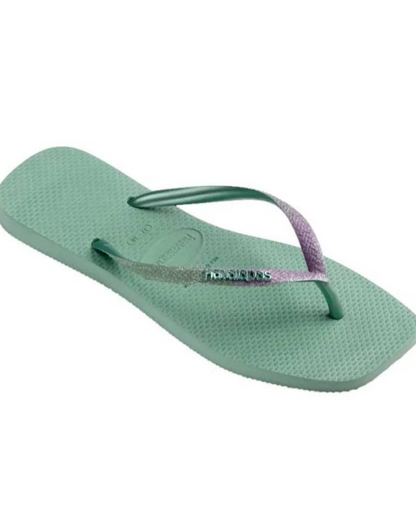 Havaianas Square Glitter Green