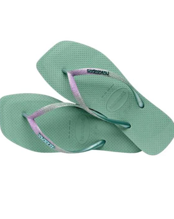 Havaianas Square Glitter Green