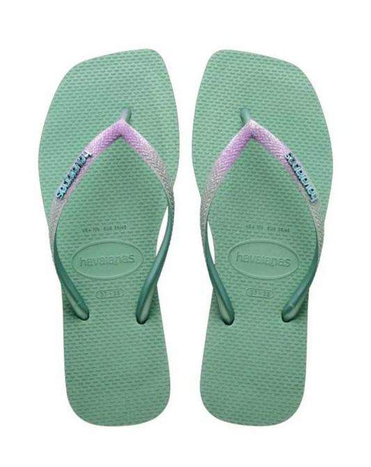 Havaianas Square Glitter Green