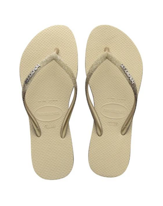 Havaianas Slim Sparkle Beige Areia