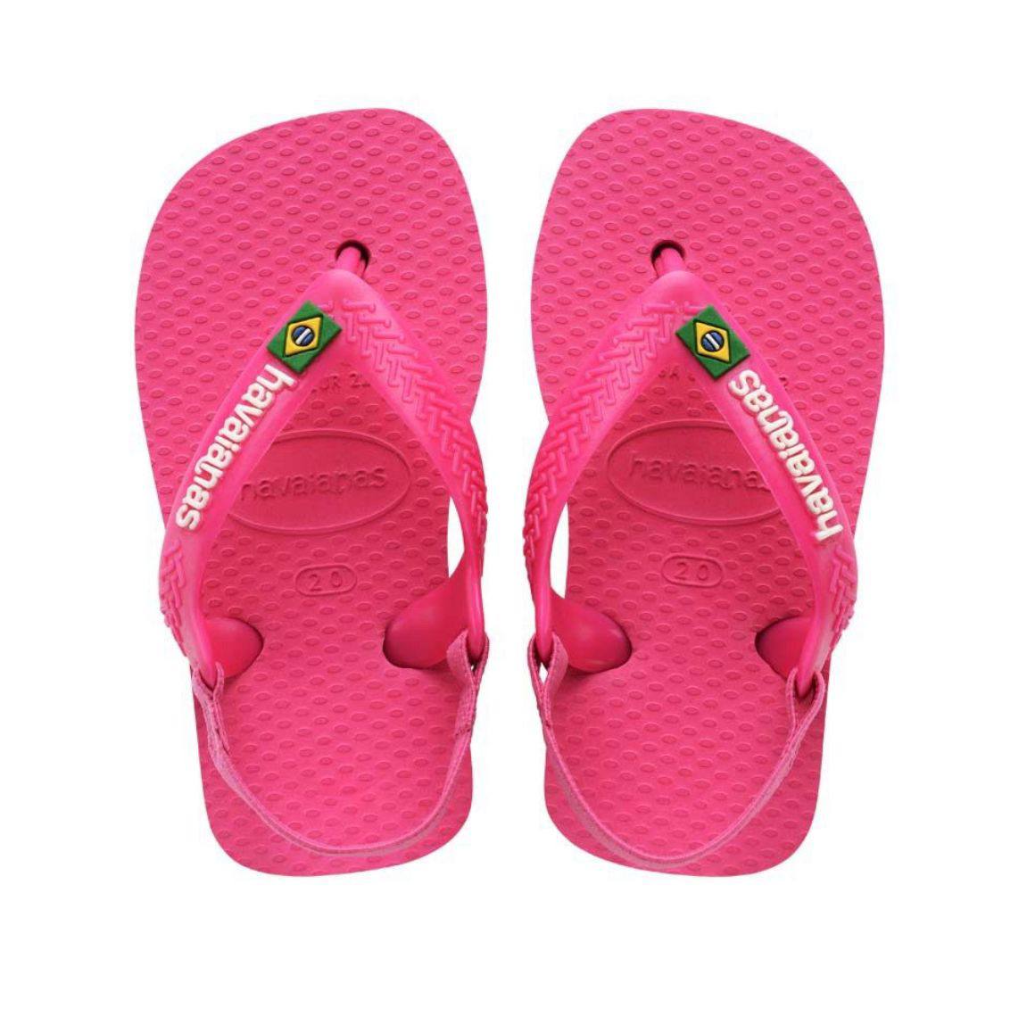 Havaianas Baby Brasil Logo Pink