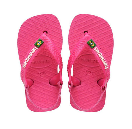 Havaianas Baby Brasil Logo Pink