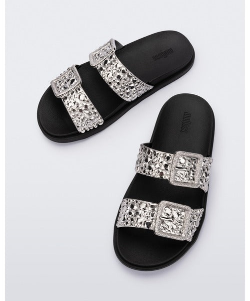 Melissa Lust Slide Black/ Silver