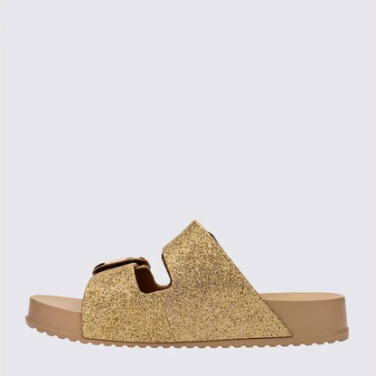 Melissa Cozy Glitter Gold