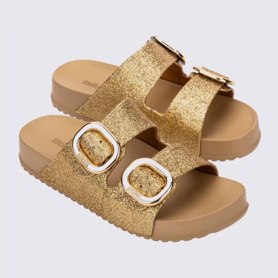 Melissa Cozy Glitter Gold