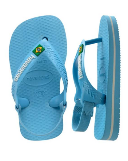 Havaianas Baby Brazil Logo Blue