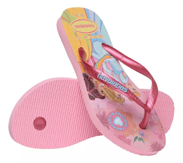 Havaianas Slim Princesses Disney Pink