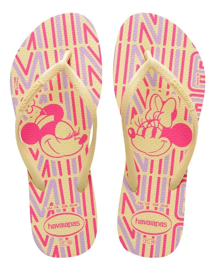 Havaianas Slim Disney Minnie Rose/Butter (buttercream)